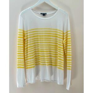 Yellow Striped Vince Tee
